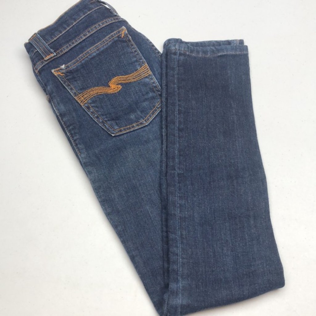 Made In Italy Nudie Tight Long John Skinny Jeans 26x30 — image 3 of 8